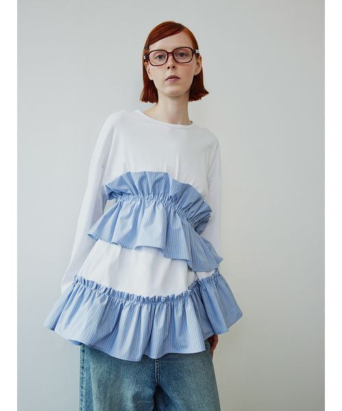 SORIN（ソリン） 長袖カットソー 38 ホワイト レディース : ZOZOTOWN