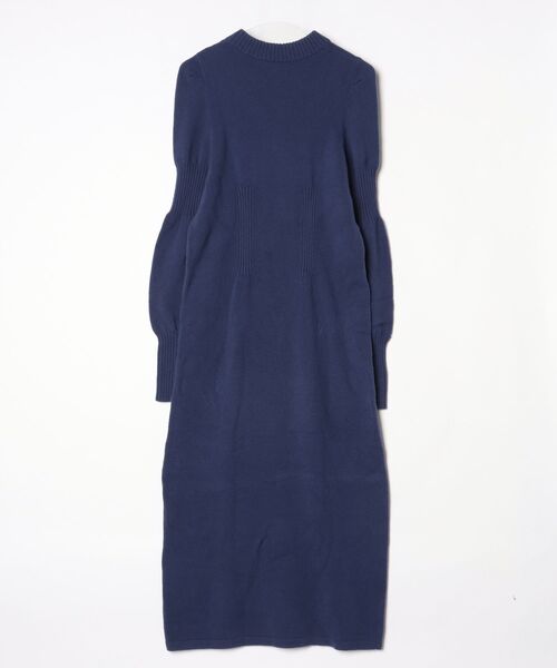 「AKANE UTSUNOMIYA」 ニットワンピース 38 ブルー レディース_画像2