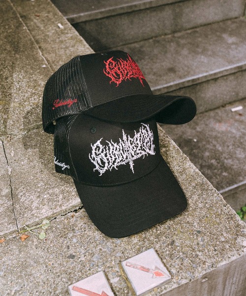 Subciety（サブサエティ） メッシュキャップ FREE ブラック×レッド