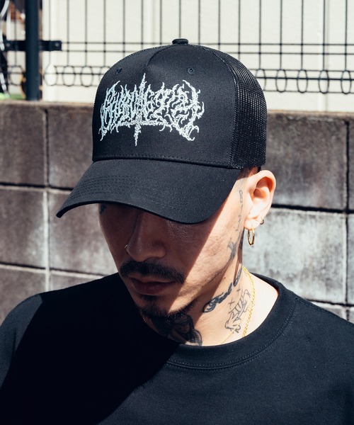 Subciety（サブサエティ） メッシュキャップ FREE ブラック×レッド