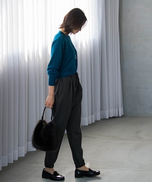 「LAUTREAMONT」 長袖ニット 9号 オレンジ レディース_画像4