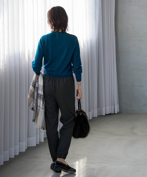 「LAUTREAMONT」 長袖ニット 9号 オレンジ レディース_画像5