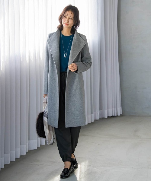 「LAUTREAMONT」 長袖ニット 9号 オレンジ レディース_画像6