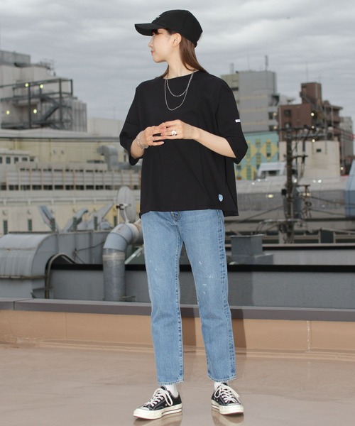 ORCIVAL（オーシバル） 7分袖カットソー 1 ブラック レディース