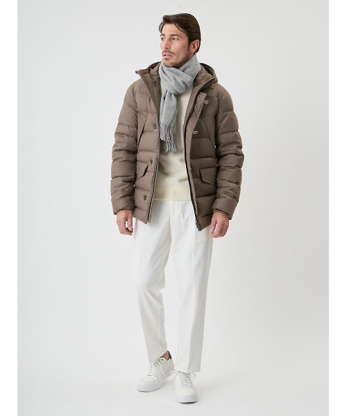 AOURE（アウール） ダウンジャケット ダウン ウールダウン メンズ