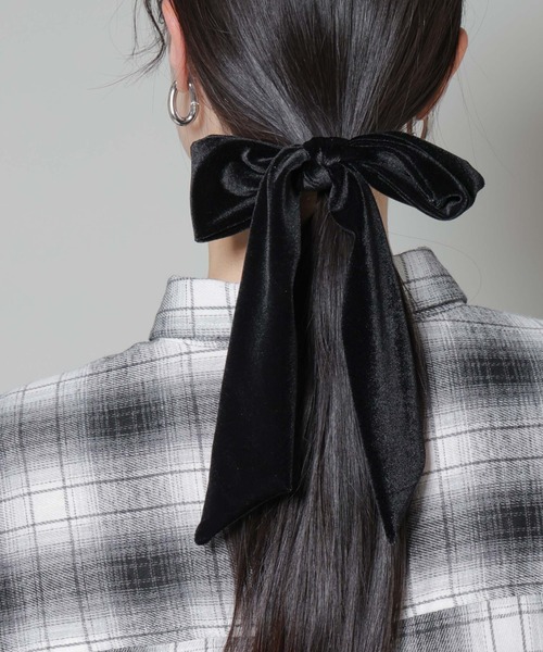 ヘアゴム No.123 ヘアゴム No.123 NANO universe ヘアゴム ベロアリボンヘアゴム