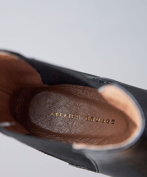 「ATELIER BRUGGE」 ショートブーツ L ブラック レディース_画像7