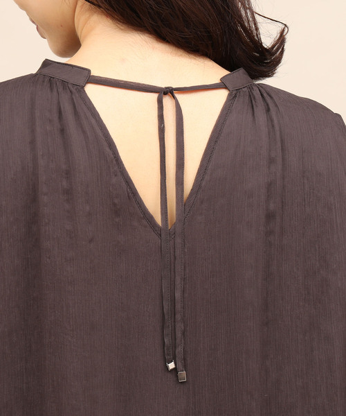 「MADEMOISELLE ROPE'」 ノースリーブチュニック 38 イエロー レディース_画像6