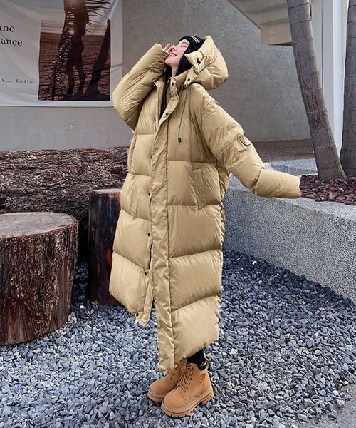 Ressaca（レサーカ） ダウンコート ダウンジャケット フード付きロング