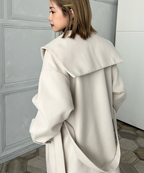 「moment+」 コート M ブラック レディース_画像4