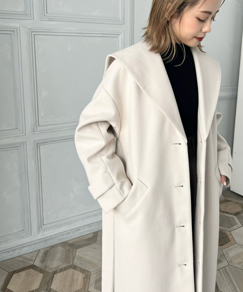 「moment+」 コート M ブラック レディース_画像6