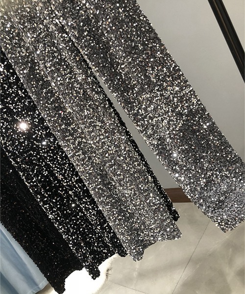 「chuclla」 イージーパンツ FREE シルバー レディース_画像2