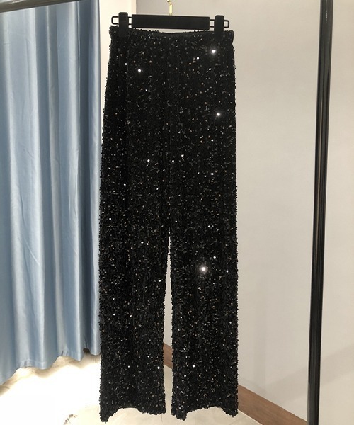 「chuclla」 イージーパンツ FREE シルバー レディース_画像4