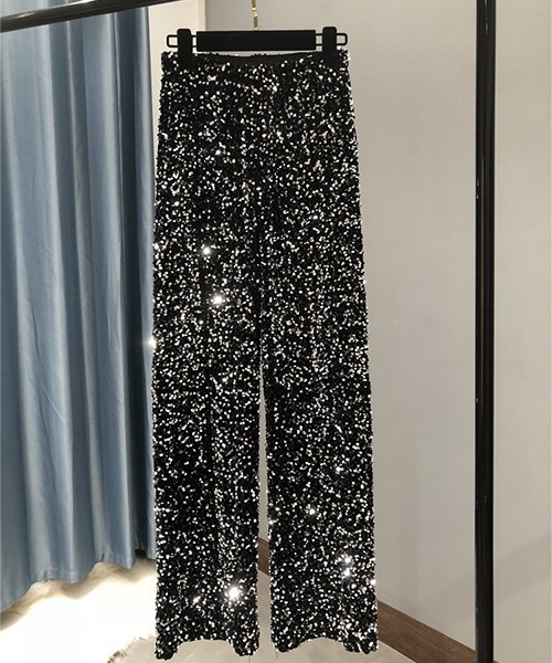 「chuclla」 イージーパンツ FREE シルバー レディース_画像5