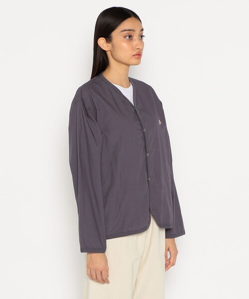 Danton（ダントン） ノーカラージャケット 38 ベージュ レディース