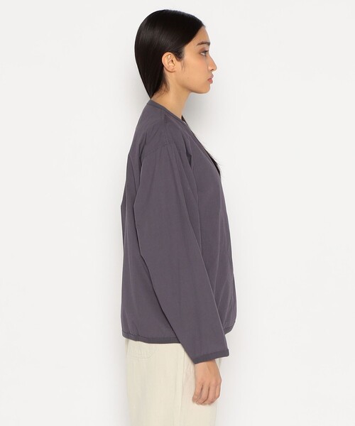 Danton（ダントン） ノーカラージャケット 38 ベージュ レディース