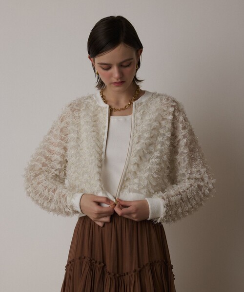 GRACE CONTINENTAL（グレースコンチネンタル） カーディガン 36 ブルー