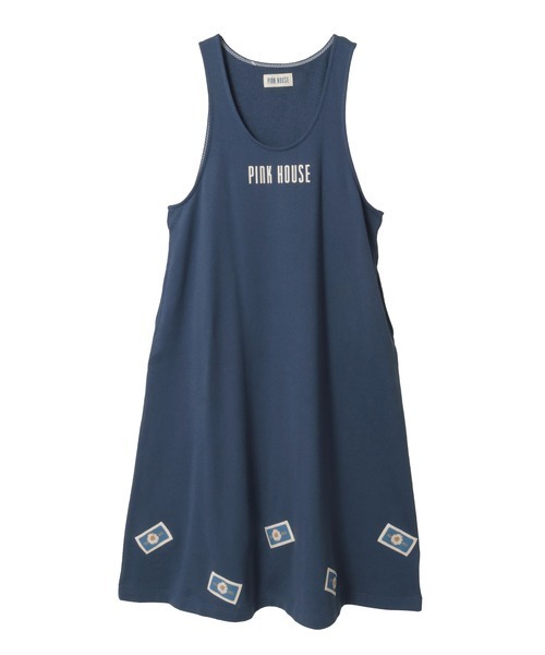 PINK HOUSE（ピンクハウス） ジャンパースカート マーガレットネーム