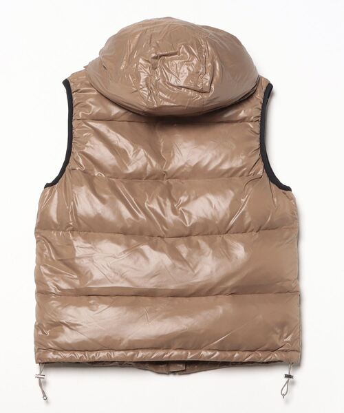 Gymphlex ブラウン ダウンジャケット フカフカで可愛い。サイズＬ相当 Gymphlex ブラウン ダウンジャケット フカフカで可愛い。サイズL相当