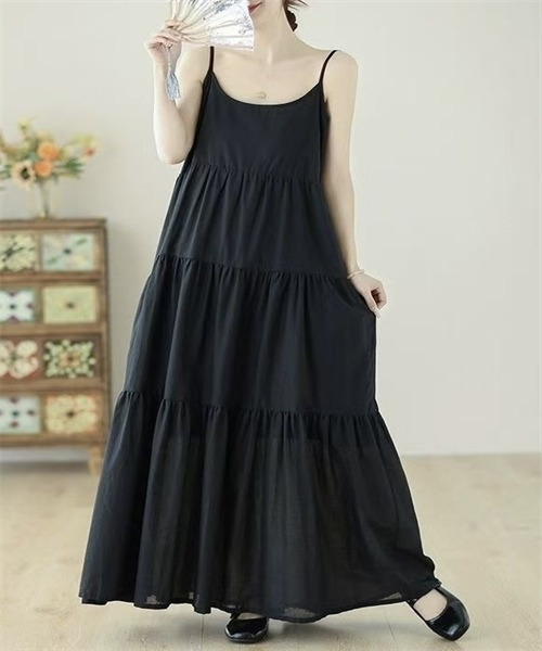 「FREE STYLISTS」 サロペットスカート X-LARGE ブラック レディース_画像4