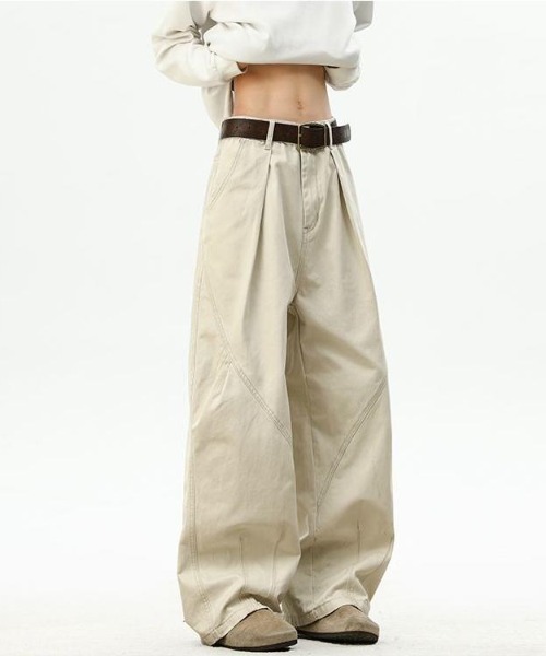 「GEMEDA」 「FreeZone」カーゴパンツ L ライトベージュ メンズ_画像6