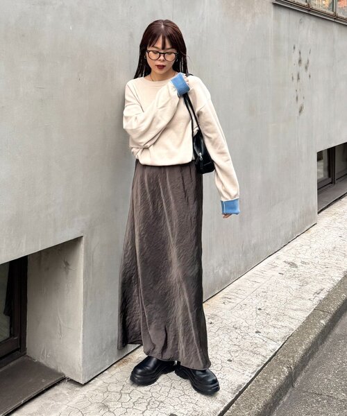 「CIAOPANIC TYPY」 長袖ニット MEDIUM イエロー レディース_画像4