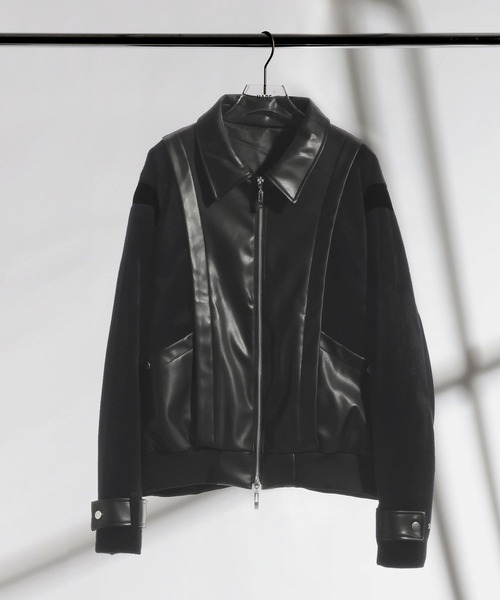 HARE（ハレ） ブルゾン アウター 「SET UP対応」TSUNAGARIレザー