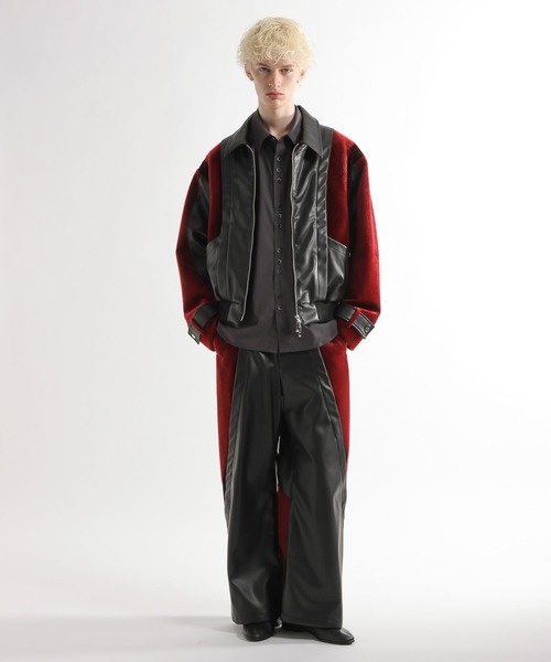 HARE（ハレ） ブルゾン アウター 「SET UP対応」TSUNAGARIレザー