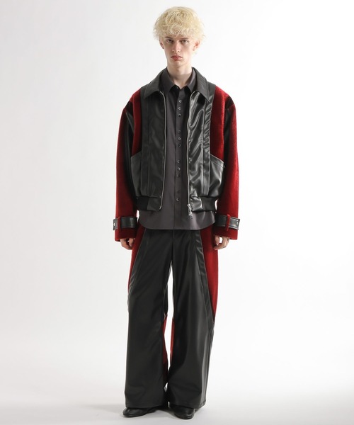 HARE（ハレ） ブルゾン アウター 「SET UP対応」TSUNAGARIレザー