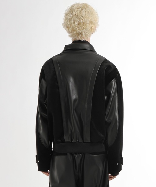 HARE（ハレ） ブルゾン アウター 「SET UP対応」TSUNAGARIレザー