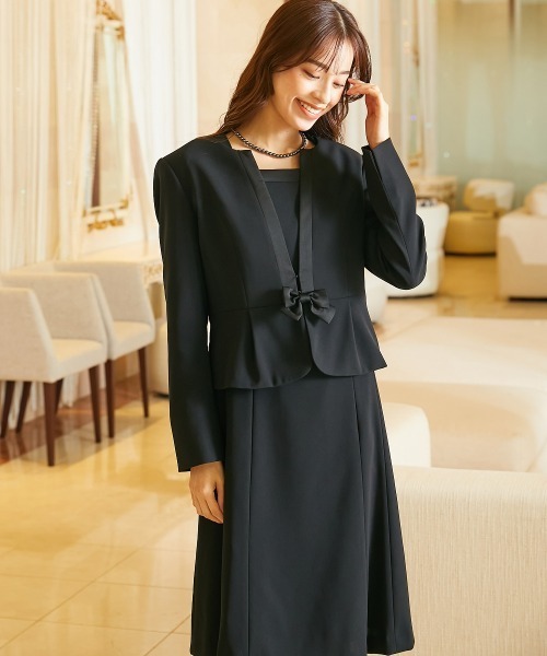 礼服2 ニッセン（nissen） 喪服 レディース 礼服 ブラックフォーマル