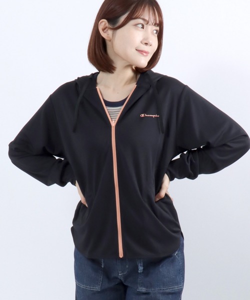 Champion（チャンピオン） パーカー ドライメッシュ UVカット ジップ 