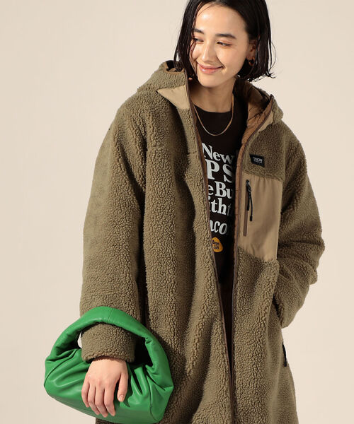 「TAION」 ダウンコート「NOLLEY’Sコラボ」 S ベージュ レディース_画像7