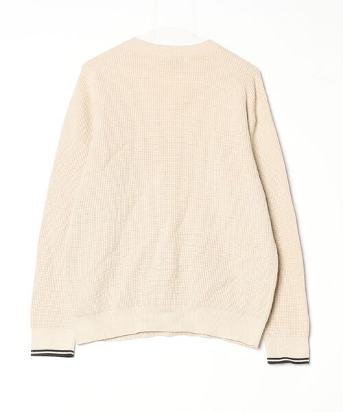 「FRED PERRY」 長袖ニット L オートミール レディース