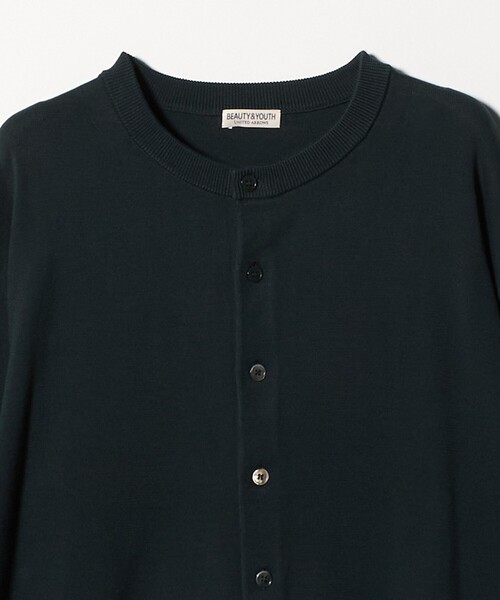 BEAUTY＆YOUTH UNITED ARROWS カーディガン コットン 8B クルーネック