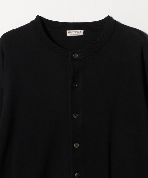 BEAUTY＆YOUTH UNITED ARROWS カーディガン コットン 8B クルーネック