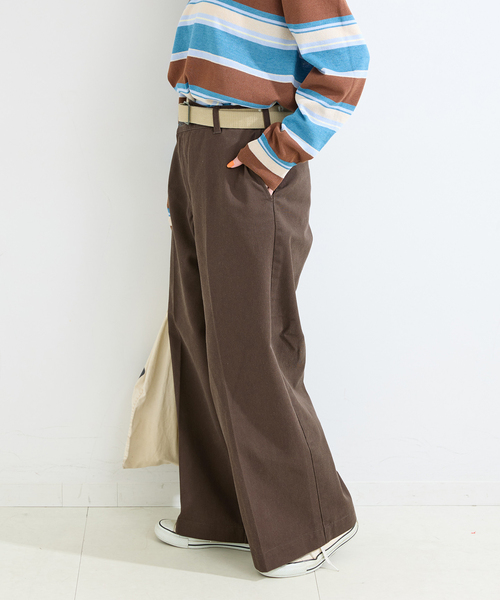 Dickies（ディッキーズ） ワイドパンツ チノパン ウォッシャブル