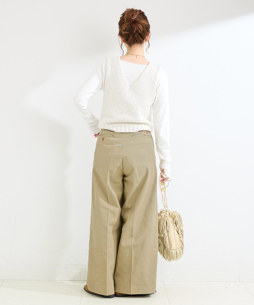 Dickies（ディッキーズ） ワイドパンツ チノパン ウォッシャブル