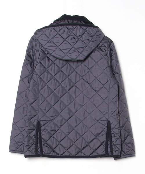 「LAVENHAM」 キルティングジャケット 38 ネイビー レディース_画像2