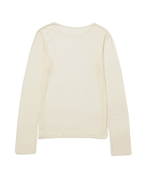 「M TO R」 長袖カットソー FREE オレンジ レディース_画像7