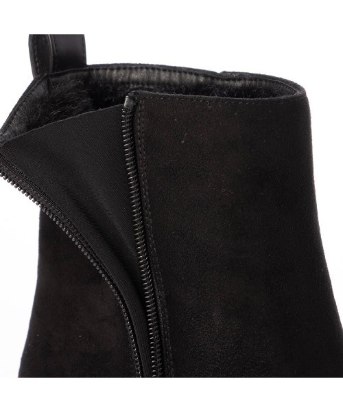 「carino」 ショートブーツ L ブルーグレー レディース_画像6