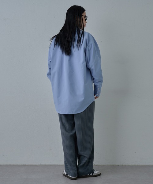 「COLONY 2139」 長袖シャツ LARGE サックスブルー メンズ_画像4