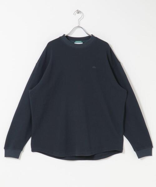 美品 LACOSTE thick pique mock long-sleeve LACOSTE（ラコステ） tシャツ 「別注」LACOSTE×DOORS THICK PIQUE