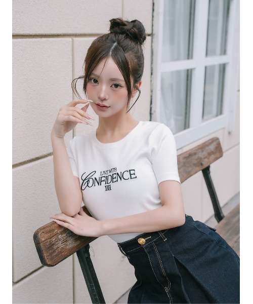 ダーリッチ Tシャツ Darich（ダーリッチ） tシャツ LIVE WITH CONFIDENCE Tシャツ