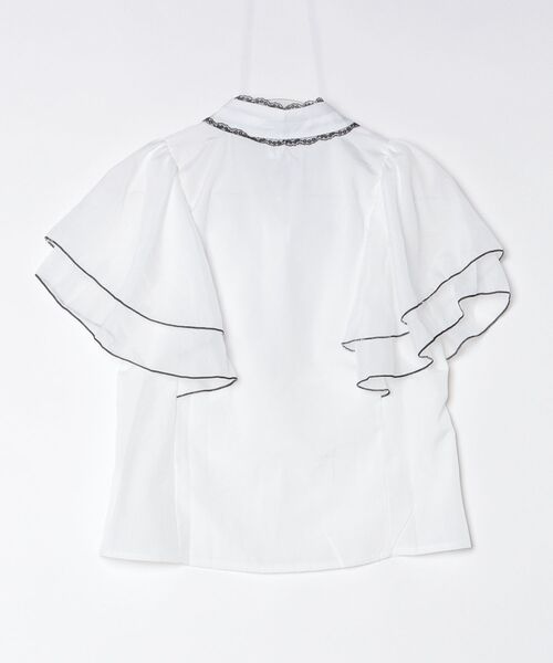 gossip!ロサンゼルス tシャツ Y2K レーストリム ビッグリボン フリル
