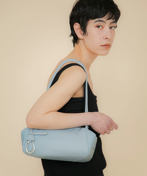 ショルダーバッグ バッグ 「LE VERNIS」 Marshmallow boston bag (Fabric) レディースの画像
