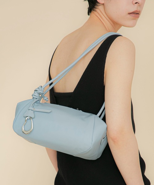 ショルダーバッグ バッグ 「LE VERNIS」 Marshmallow boston bag (Fabric) レディースの画像