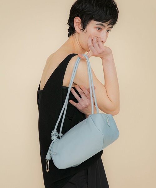 ショルダーバッグ バッグ 「LE VERNIS」 Marshmallow boston bag (Fabric) レディースの画像