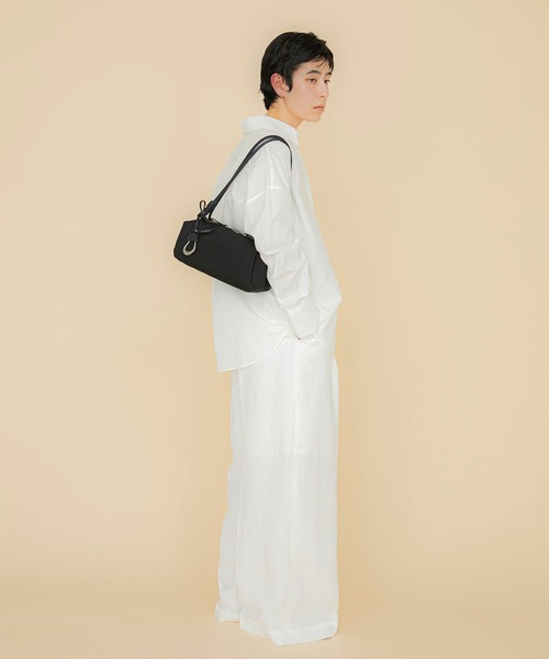ショルダーバッグ バッグ 「LE VERNIS」 Marshmallow boston bag (Fabric) レディースの画像
