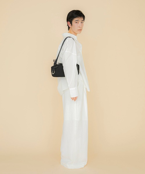 ショルダーバッグ バッグ 「LE VERNIS」 Marshmallow boston bag (Fabric) レディースの画像
